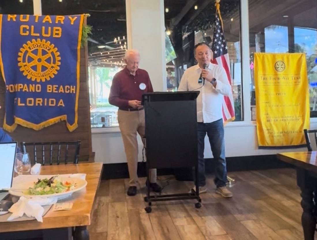 Pozdrav iz Floride! Posjeta Pompano Beach Rotary Clubu - pregled slike 3
